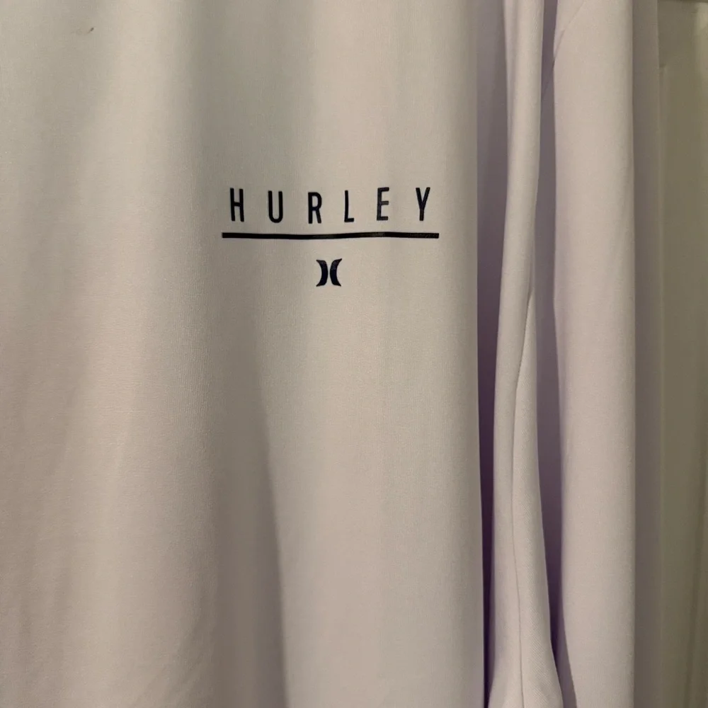 Hurley Men's Classic White Long Sleeve Tee - Picture 4 of 7